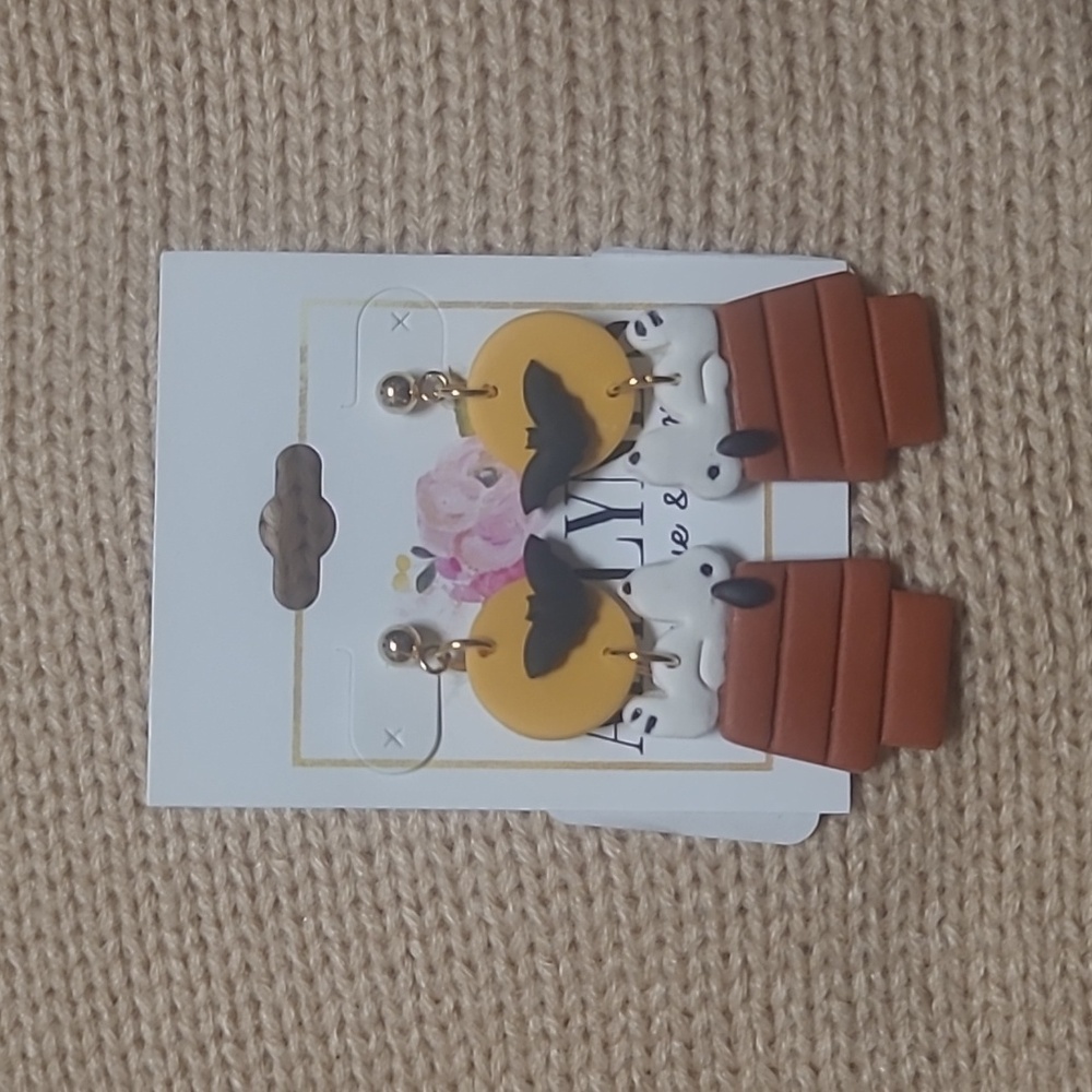 Snoopy Halloween Earrings